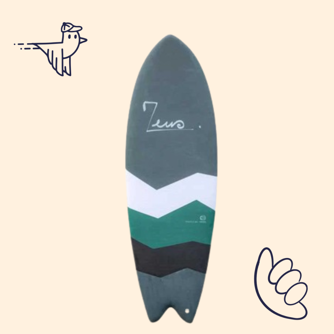 Zeus Feather 5'6 Twin