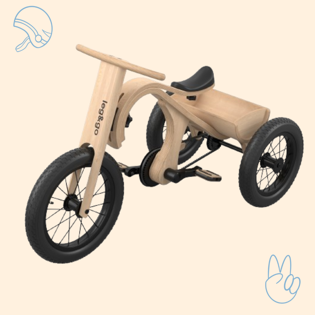 Tricycle pour draisienne 3-en-1 leg&go