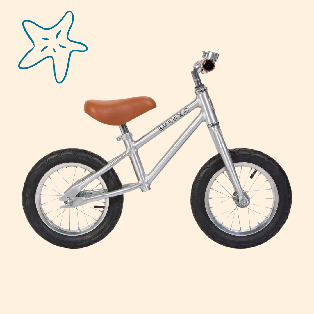 Draisienne 12 pouces 3 ans + (Chrome)