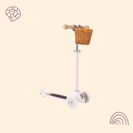 Trottinette 3 roues 3 ans + (rose)