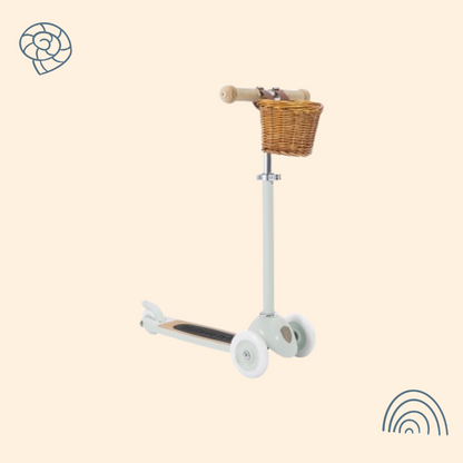 Trottinette 3 roues 3 ans + (bleu ciel)